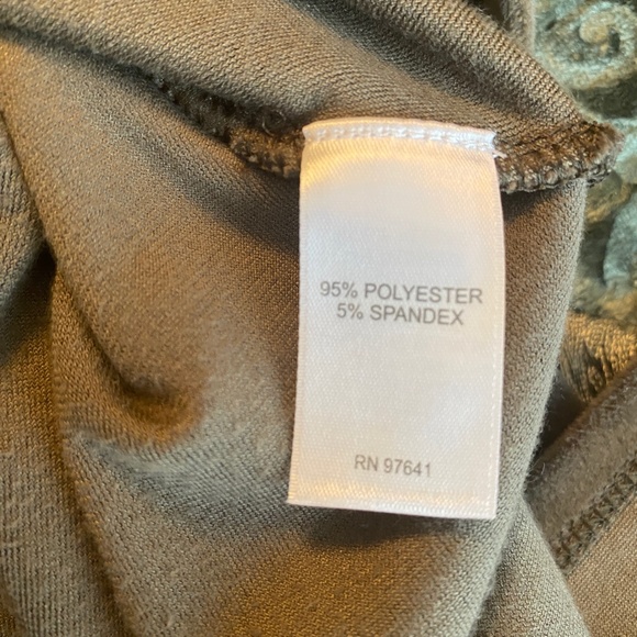 J Jill dipped hem mocha velour dress XL - Picture 6 of 8